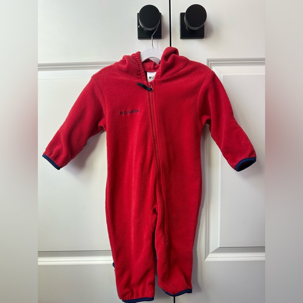 Columbia Red Fleece Kids Jacket